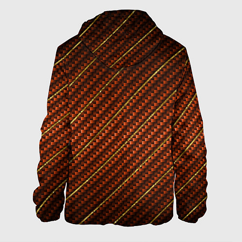 Мужская куртка Карбон и золото / 3D-Черный – фото 2