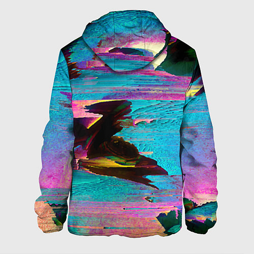 Мужская куртка Multicolored vanguard glitch / 3D-Белый – фото 2