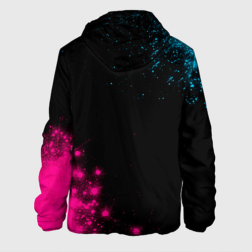 Мужская куртка Thirty Seconds to Mars Neon Gradient / 3D-Черный – фото 2