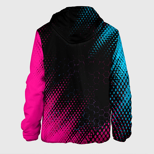 Мужская куртка Citroen - Neon Gradient / 3D-Черный – фото 2