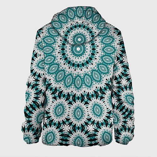 Мужская куртка Этнический узор Мандала / 3D-Белый – фото 2