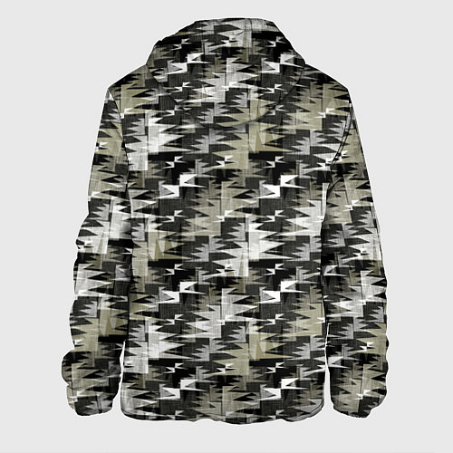 Мужская куртка Абстрактный камуфляжный / 3D-Белый – фото 2
