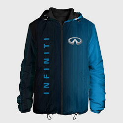 Куртка с капюшоном мужская Infinity спорт абстракция, цвет: 3D-черный