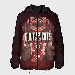 Куртка с капюшоном мужская Dark Cult Of The Cats, цвет: 3D-черный