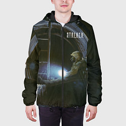 Куртка с капюшоном мужская STALKER Одиночка В Коллекторе, цвет: 3D-черный — фото 2