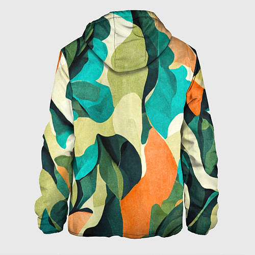 Мужская куртка Multicoloured camouflage / 3D-Черный – фото 2