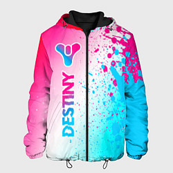 Мужская куртка Destiny neon gradient style: по-вертикали