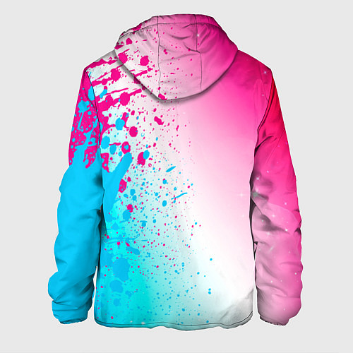 Мужская куртка Destiny neon gradient style: по-вертикали / 3D-Черный – фото 2
