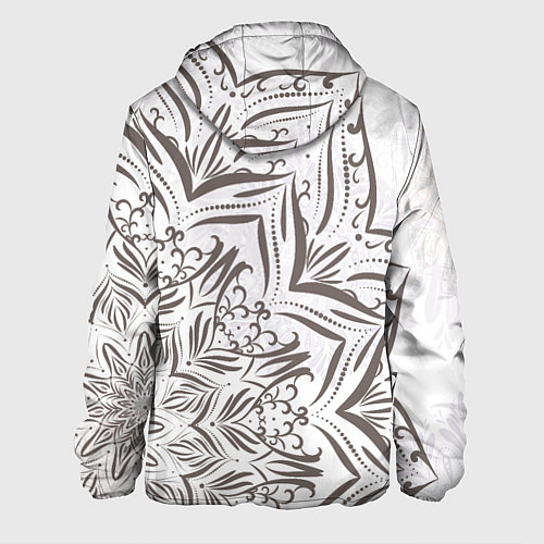 Мужская куртка Кружево мандал / 3D-Белый – фото 2