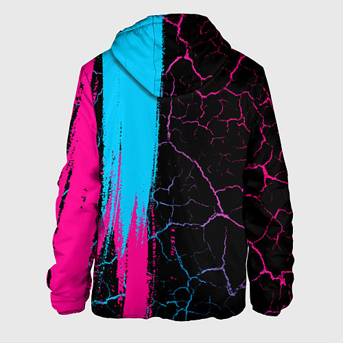 Мужская куртка Destiny - neon gradient: по-вертикали / 3D-Черный – фото 2