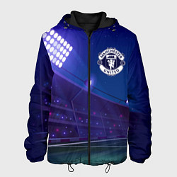 Куртка с капюшоном мужская Manchester United ночное поле, цвет: 3D-черный