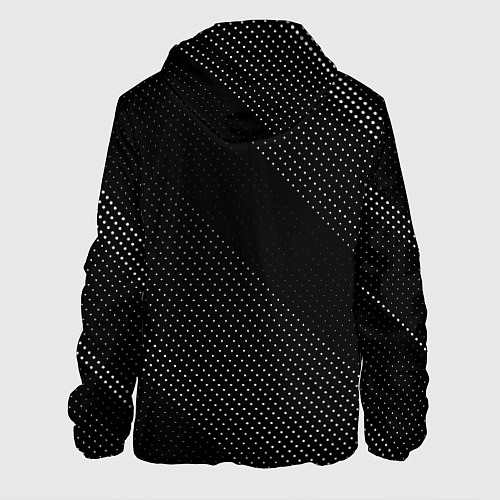 Мужская куртка Ajax sport на темном фоне: надпись, символ / 3D-Черный – фото 2