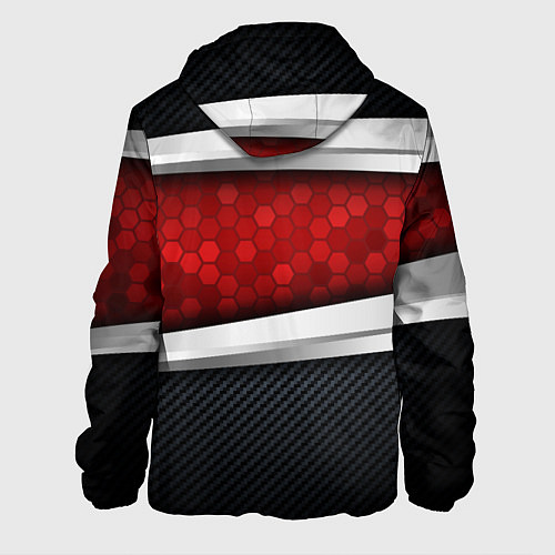 Мужская куртка Black & red Russia / 3D-Белый – фото 2