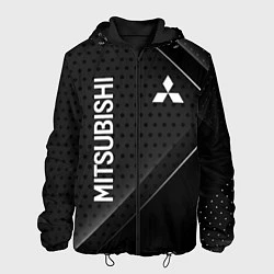 Куртка с капюшоном мужская Mitsubishi Карбон, цвет: 3D-черный