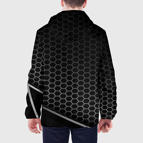 Мужская куртка Lamborghini карбон / 3D-Черный – фото 4