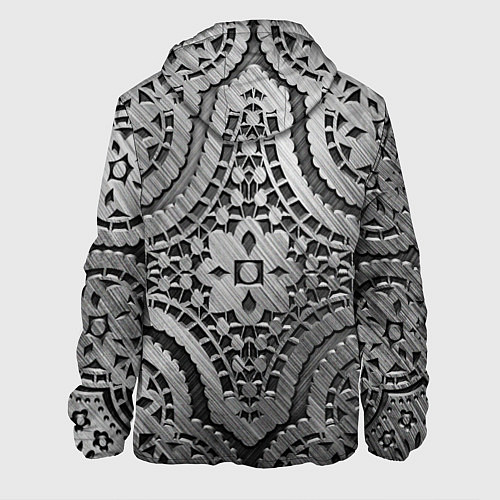 Мужская куртка Кружевная кольчуга / 3D-Белый – фото 2