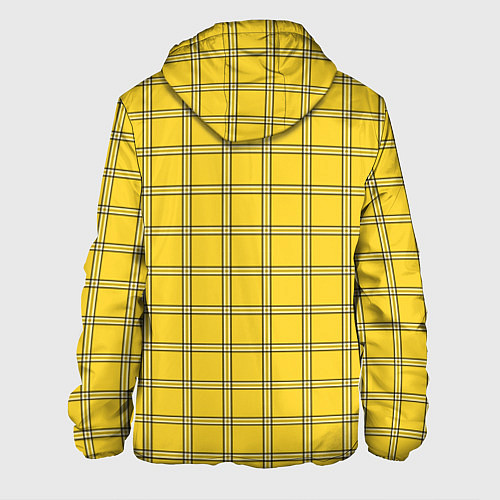 Мужская куртка Классическая желтая клетка / 3D-Белый – фото 2