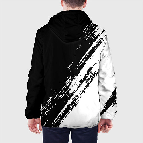 Мужская куртка Code geass краска / 3D-Черный – фото 4