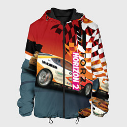 Куртка с капюшоном мужская Froza horizon art, цвет: 3D-черный