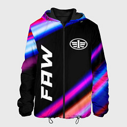 Куртка с капюшоном мужская FAW speed lights, цвет: 3D-черный