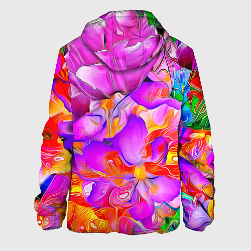 Мужская куртка Flower Illusion / 3D-Белый – фото 2