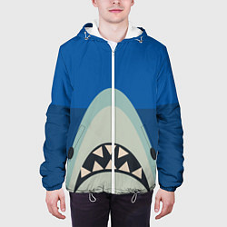 Куртка с капюшоном мужская Монстр Океана, цвет: 3D-белый — фото 2