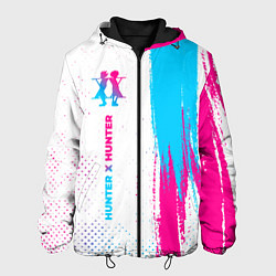 Мужская куртка Hunter x Hunter neon gradient style: по-вертикали