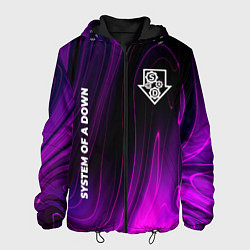 Мужская куртка System of a Down violet plasma