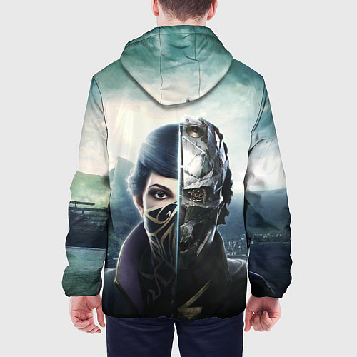 Мужская куртка Dishonored - Эмили Колдуин / 3D-Черный – фото 4