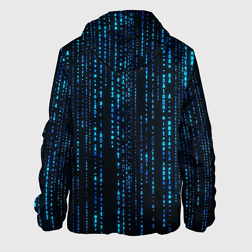 Мужская куртка Программные символы / 3D-Белый – фото 2