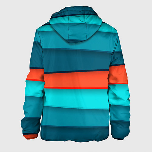 Мужская куртка Геометрические непараллельные пластины / 3D-Белый – фото 2