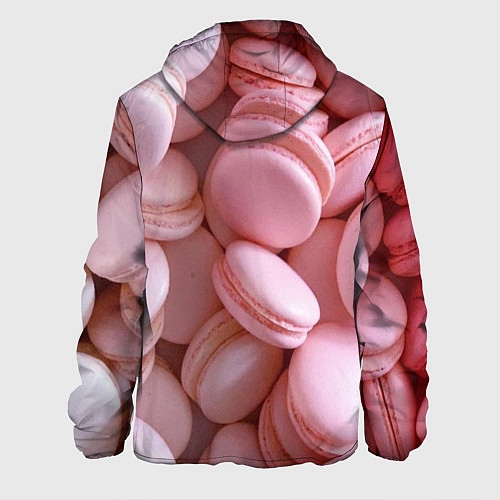 Мужская куртка Красные и розовые кексы / 3D-Черный – фото 2