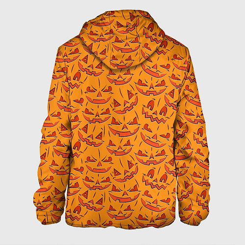 Мужская куртка Halloween Pumpkin Pattern / 3D-Белый – фото 2