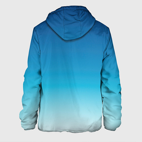 Мужская куртка Начинающаяся ночь / 3D-Белый – фото 2