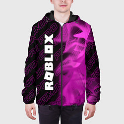 Куртка с капюшоном мужская Roblox pro gaming: по-вертикали, цвет: 3D-черный — фото 2