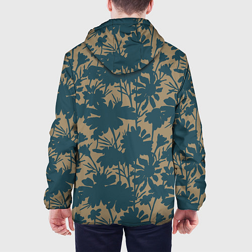 Мужская куртка Цветочный камуфляж / 3D-Черный – фото 4