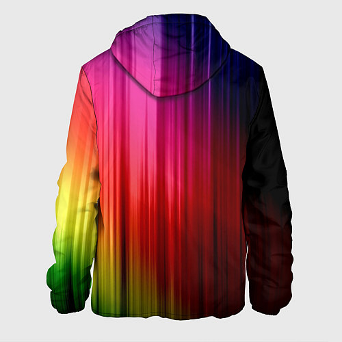 Мужская куртка Цветной спектр / 3D-Белый – фото 2