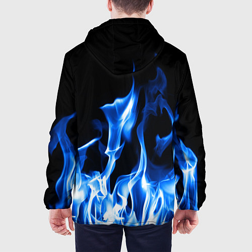 Мужская куртка BMW fire / 3D-Черный – фото 4