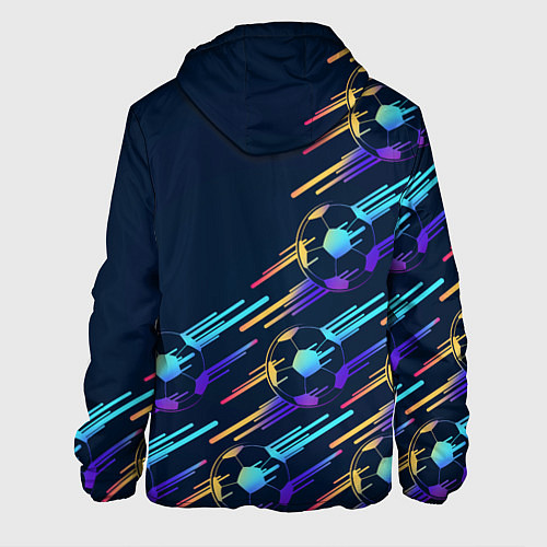 Мужская куртка Manchester City градиентные мячи / 3D-Черный – фото 2
