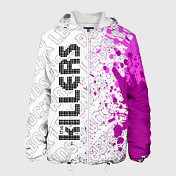 Куртка с капюшоном мужская The Killers rock legends: по-вертикали, цвет: 3D-белый