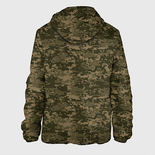 Мужская куртка Камуфляж AOR-1 мелкий / 3D-Белый – фото 2
