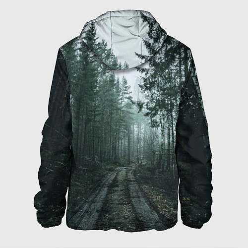 Мужская куртка Дорога в лес / 3D-Черный – фото 2
