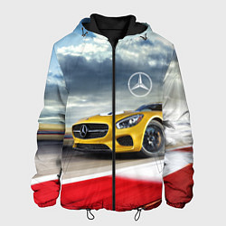 Мужская куртка Mercedes AMG V8 Biturbo на трассе