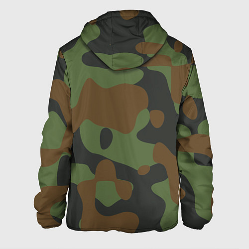 Мужская куртка Камуфляж ВСР-93 крупный / 3D-Черный – фото 2