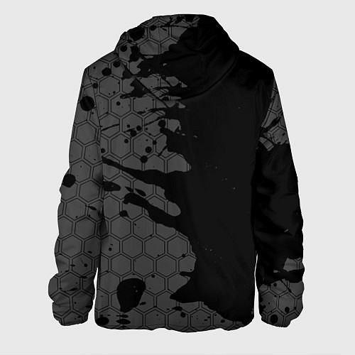 Мужская куртка Metro Exodus glitch на темном фоне: по-вертикали / 3D-Черный – фото 2