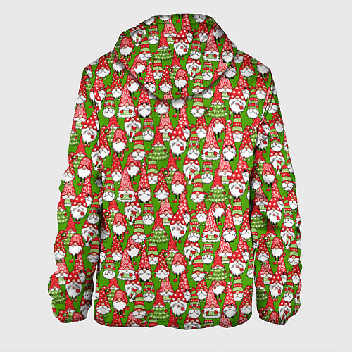 Мужская куртка Рождественские гномы / 3D-Белый – фото 2