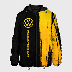 Мужская куртка Volkswagen - gold gradient: по-вертикали