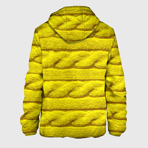 Мужская куртка Жёлтый свитер - Осень-Зима 2028 / 3D-Белый – фото 2