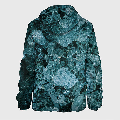 Мужская куртка Голубые кристаллы / 3D-Белый – фото 2