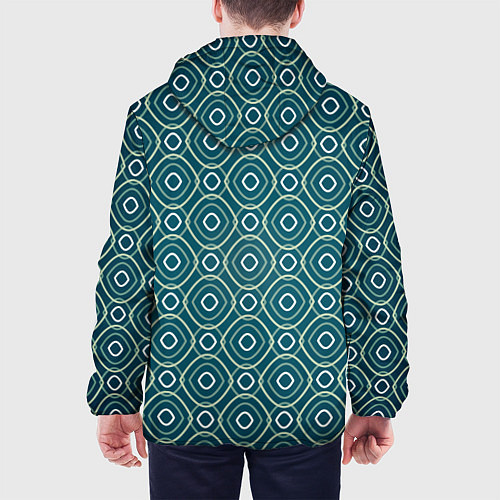 Мужская куртка Светло-зелёная текстура / 3D-Черный – фото 4